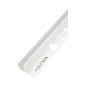 نعلة مخفية أبيض مطفي — 2.5 متر، 8 مم — موديل GF001-WM-8W-12H — كود خصم الشحن LB