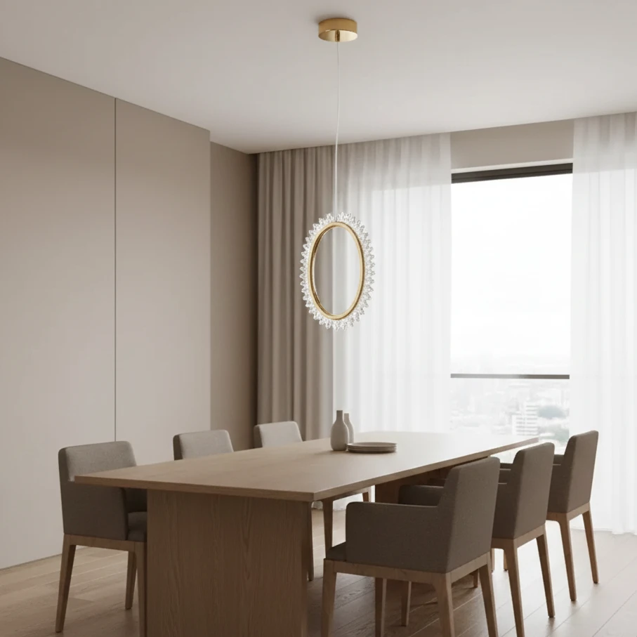 أبليك حائطي مودرن ذهبي بثلاث إضاءات — 25 واط