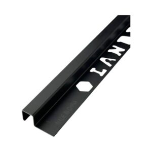 زاوية زينة مربعة باللون الأسود المطفي — 2.50 متر، 12 مم (SA001‑BM‑12H) — كود خصم الشحن: LB