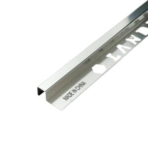 زاوية زخرفية مربعة سلفر لامع 2.50 م — 12 مم (SA001-SH-12H) — كود خصم الشحن: LB