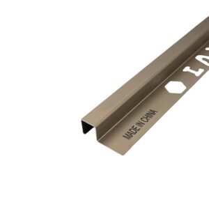 زاوية زخرفية مربّعة نحاسية مطفية — 2.50 متر × 12 مم — SA001-TM-12H (LANDBUILD)