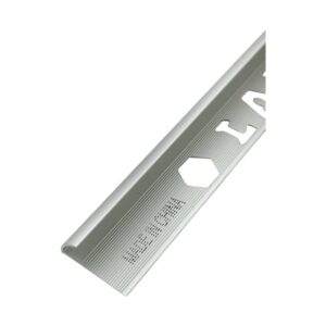 زاوية زينة مبروم فضي مطفي 2.50 متر × 12 مم — TA001‑SM‑12H (كود خصم الشحن LB)