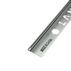 زاوية زخرفية مبروم فضي لامع — 2.50 م، 12.5 مم (TA002-1S-12.5H) من LANDBUILD