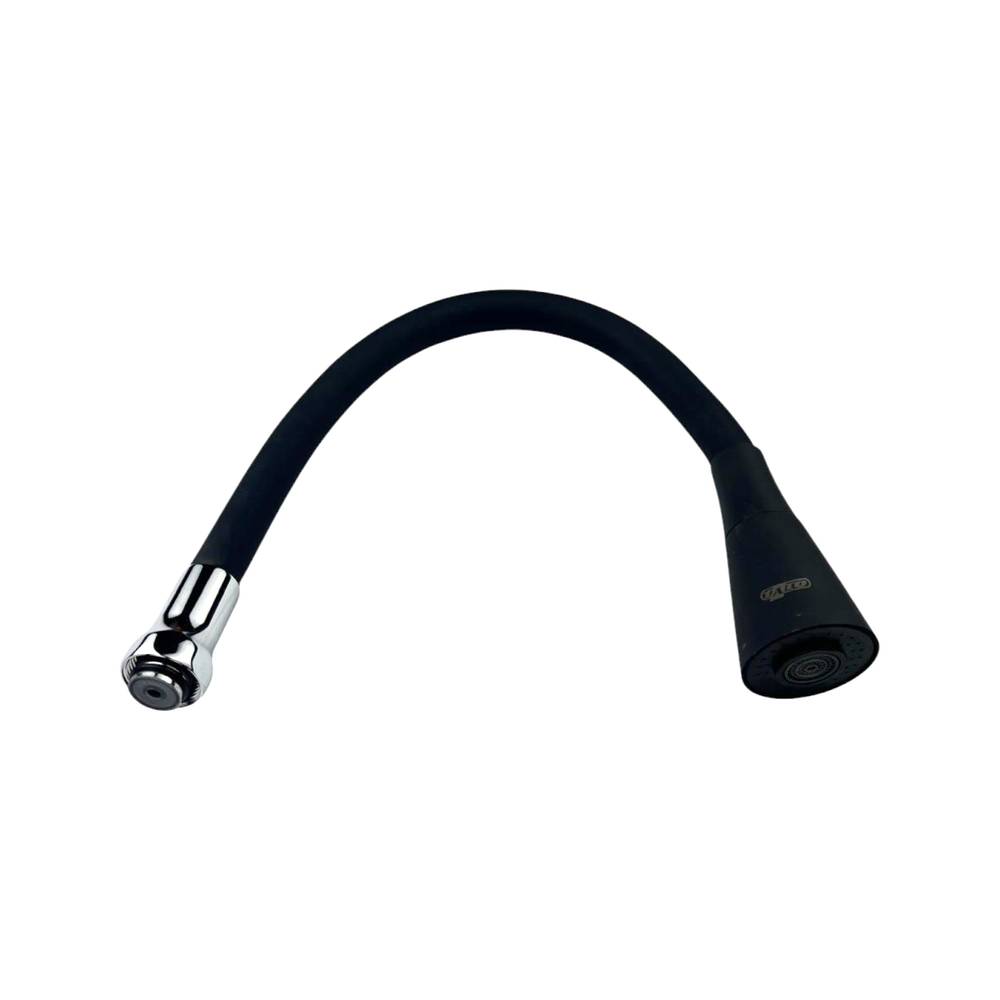 عنق صنبور مغسلة مخروطي متحرك — أسود تاتو موديل 25032