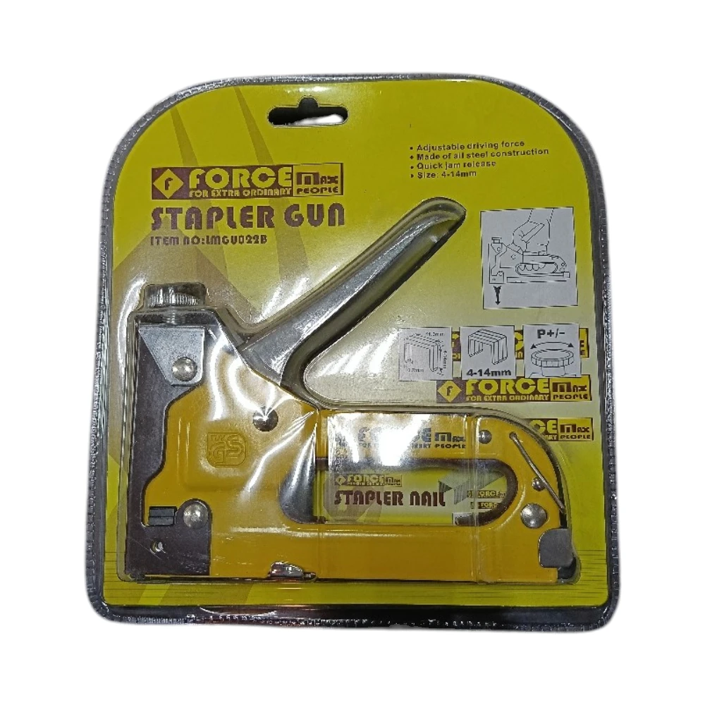 مسدس دبابيس يدوي 3 في 1 من فورس ماكس — هيكل فولاذي وقوة قابلة للتعديل لمقاسات 4–14 مم