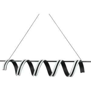 نجف مودرن أسود — 3 إضاءات، قدرة 105 واط