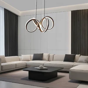 علاقي مودرن أسود — 3 إضاءات، 105 واط