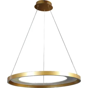 ثريا معلقة مودرن ذهبية — 3 مصابيح، 115 واط