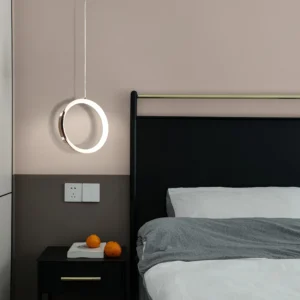 Modern gold chandelier - 3 lights 12 watts (single)