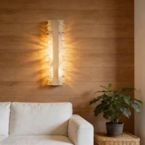 إضاءة جدارية مودرن ذهبي — 3 مصابيح × 12 واط، مقاس 600 مم (متوفر في جدة والرياض فقط)