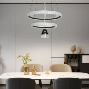 علّاقة مودرن سوداء — 3 إضاءات، 125 واط