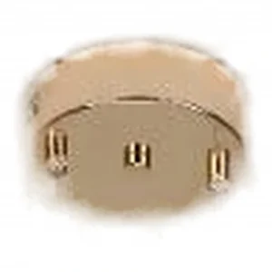 (Recommended) "Double gold ring pendant — 3 light colors, 15 watts