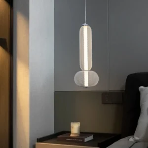 نجف مودرن أبيض، 3 مصابيح × 15 واط، قطر 500 ملم