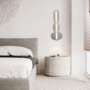 نجف مودرن أبيض، 3 إضاءات × 15 واط، قطر 500 مم