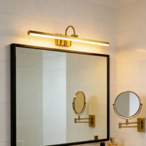 أبليك حائط مودرن بتشطيب زيتي — 3 إضاءات، 15 واط، طول 600 مم