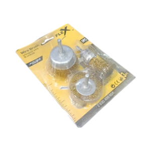 طقم 3 فرش سلكية معدنية — فليكس