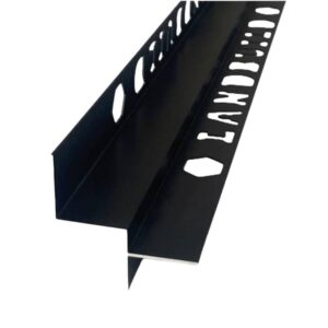 بروفايل زاوية ظل أسود 3 م — عرض 20 مم، عمق 12.5 مم | GS003-BM-W20-12.5H LANDBUILD