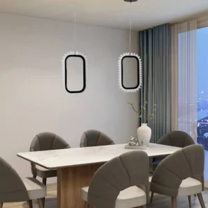 إضاءة معلّقة مودرن أسود 3 مصابيح 25 واط