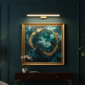 إضاءة حائطية مودرن بلون زيتي — 3 لمبات × 25 واط