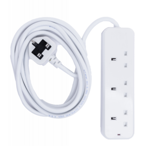 وصلة/توصيلة كهرباء 3 فتحات بطول 3 متر - HQ