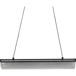 نجف عصري أسود بثلاثة أضواء 3×30 واط — قطر 60 سم