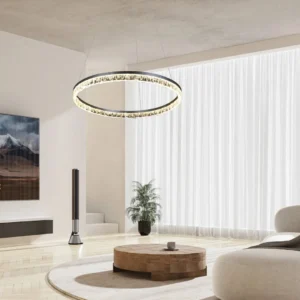 نجف مودرن فضي - 3 إضاءات، 42 واط، قطر 60 سم