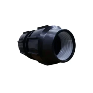 وصلة بلاستيكية 3 بوصة محكمة الإغلاق — تحكم موثوق في تدفق المياه — أسود