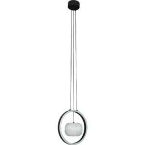 Modern black ceiling light - 3 lights, 48 watts
