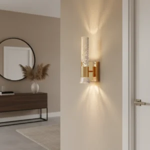 إضاءة حائط مودرن بلون ذهبي — 3 مصابيح بقدرة 5 واط