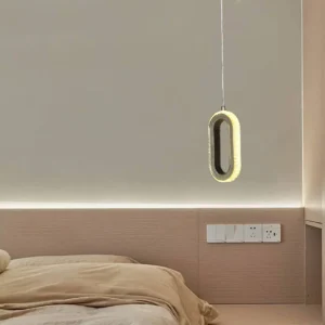 مصباح معلق مودرن ذهبي — 3 أضواء، 5 واط لكل منها