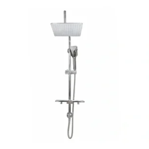 طقم دش برأس علوي مربع وقضيب قابل للرفع والخفض — ضمان 3 سنوات — صنع في ألمانيا