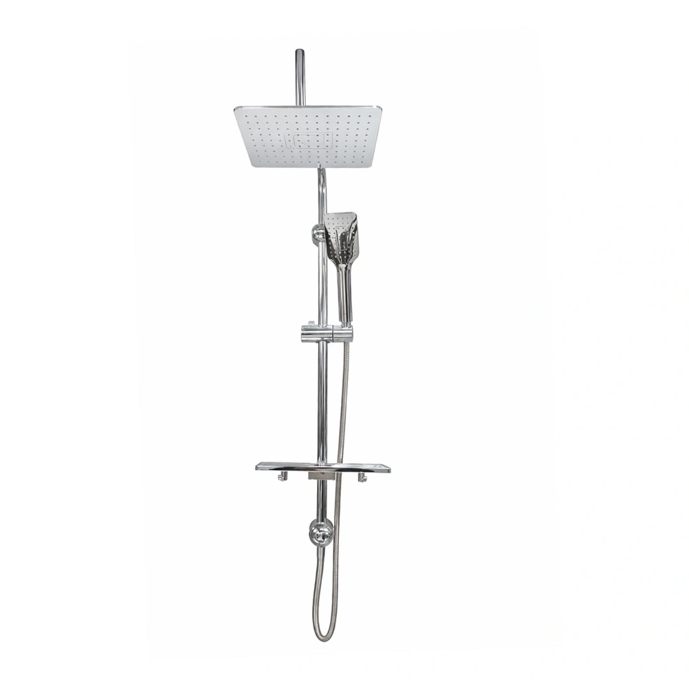 طقم دش برأس علوي مربع وقضيب قابل للرفع والخفض — ضمان 3 سنوات — صنع في ألمانيا