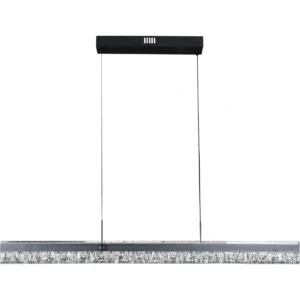 نجف مودرن أسود 3 إضاءات — 55 واط، طول 1200 مم