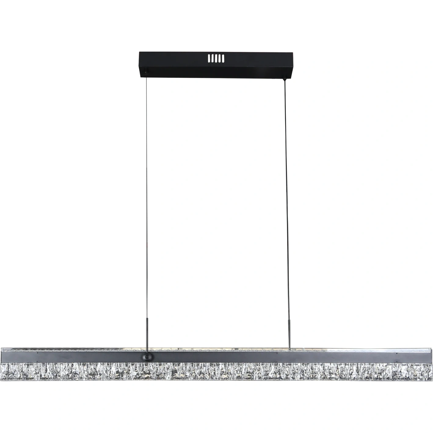 نجف مودرن أسود 3 إضاءات — 55 واط، طول 1200 مم