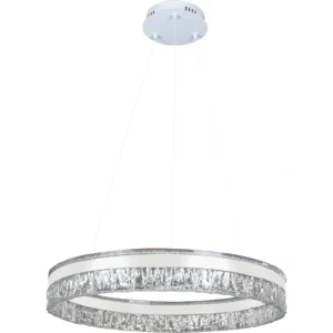 ثريا معلقة مودرن أبيض — 3 إضاءات، 55 واط، مقاس 400 مم