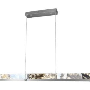 ثريا معلقة مودرن فضية — 3 أضواء، 55 واط