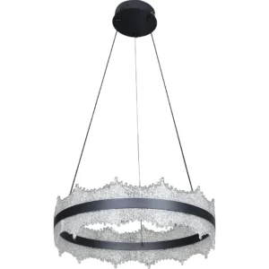 ثريا معلقة مودرن سوداء — 3 إضاءات، 55 واط