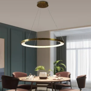 نجف مودرن بلون زيتي، 3 إضاءات، 55 واط، قطر 800 ملم