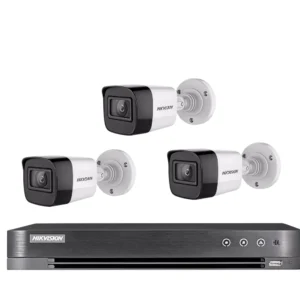 باقة 3 كاميرات مراقبة بدقة 6 ميجابكسل — داخلية/خارجية — أمان عملي ووضوح عالي | Hikvision