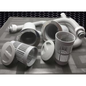 هرّاب مغسلة مع مصفاة — تصميم كوري، مقاس 3 بوصة