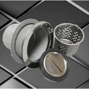 رأس تصريف أرضي 3 بوصة مع سطل — ستانلس ستيل مقاوم للصدأ