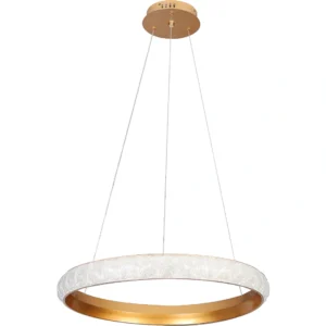 ثريا معلقة مودرن باللون الذهبي — 3 أوضاع إضاءة، 65 واط