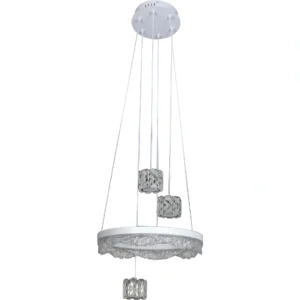 ثريا معلقة مودرن أبيض، 3 لمبات — 65 واط