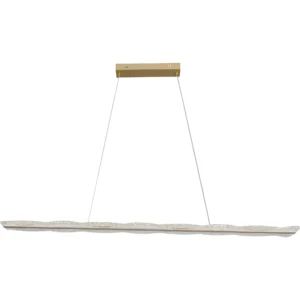 أبليك حائط مودرن ذهبي — 3 إضاءات، 65 واط