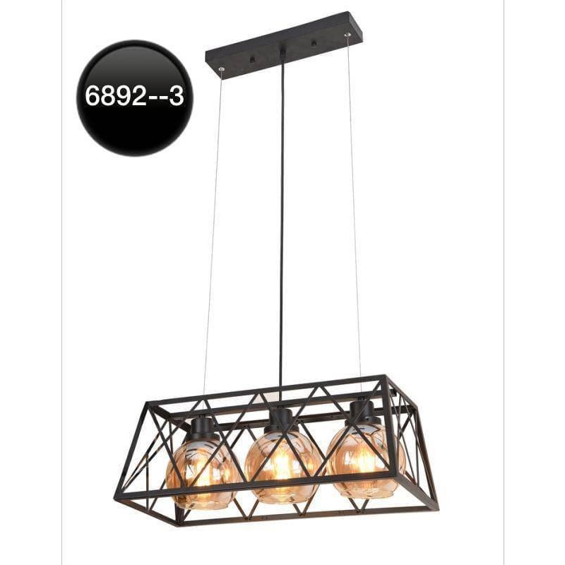ثريا معلقة 3 مصابيح موديل 6892/3 — التميز