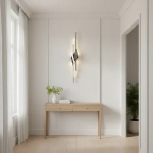 إضاءة حائط مودرن أسود لامع — 3 نقاط ضوء، 7 واط