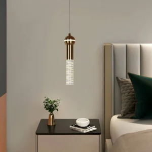 معلّق مودرن ذهبي — 3 إضاءات، 7 واط