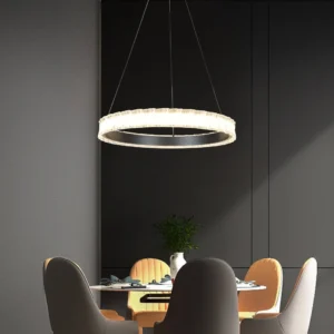 نجف مودرن فضي 3 مصابيح 75 واط قطر 60 سم