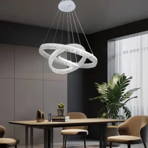 أبليك مودرن أبيض — 3 إعدادات إضاءة، 95 واط