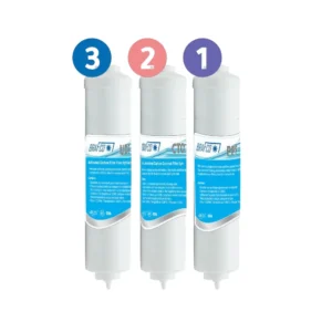 طقم مرشحات برافكو ثلاثي المراحل — 3 شمعات (PPF، CTO، UDF) — يدوم حتى 6 أشهر